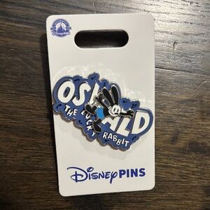Disney Oswald Pin with Blue and Black Accents